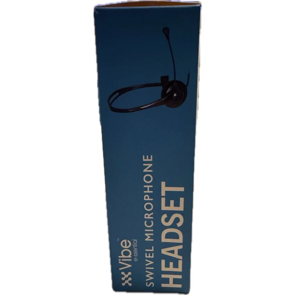 Swivel Mic Headset by Vibe--Lightweight‎ Adjustable-3.5mm interface.